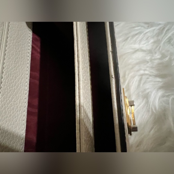 GUCCI Zumi Horsebit Interlocking Leather Ivory Bag - Picture 11 of 12